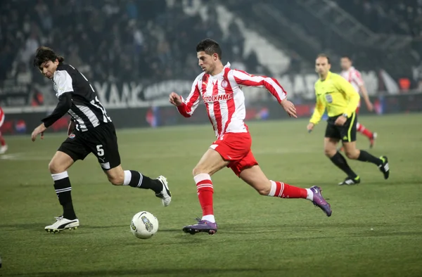 PAOK ve Olympiakos (0-2) — Stok fotoğraf