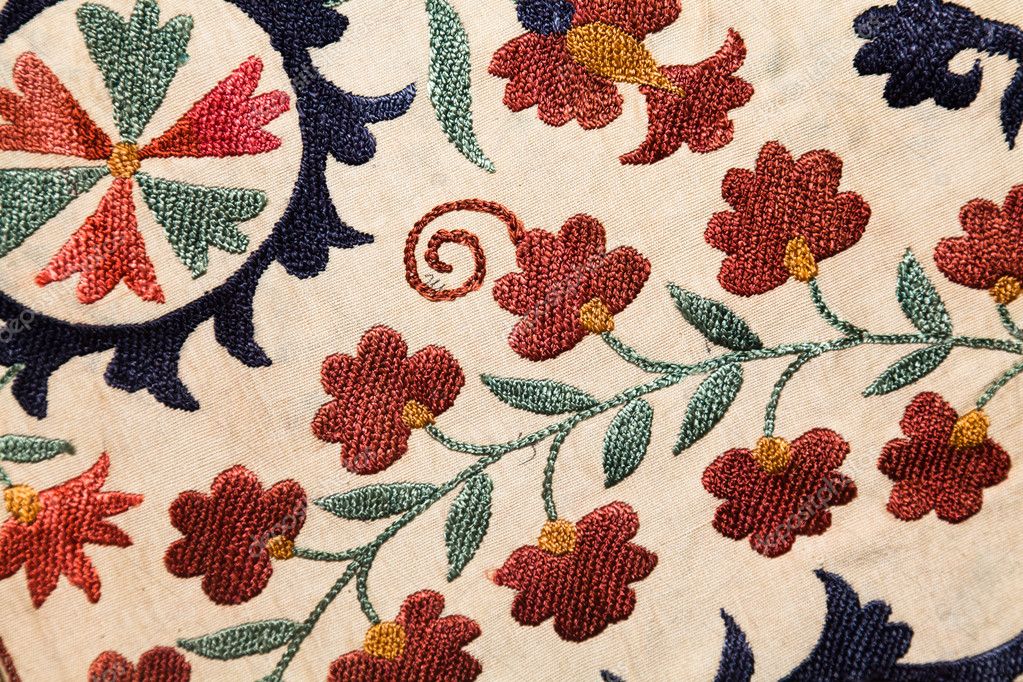 Handmade embroidery — Stock Photo © portokalis 9353755