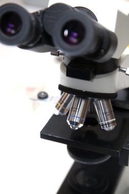 bir laboratuvar mikroskop