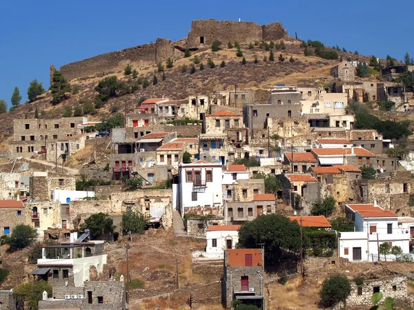 Volissu vesnice - ostrov chios - Řecko — Stock fotografie