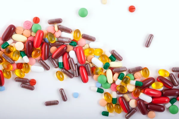 Tabletta, tabletta és kapszula — Stock Fotó