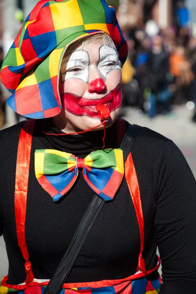 Deelnemer van carnival parade — Stockfoto