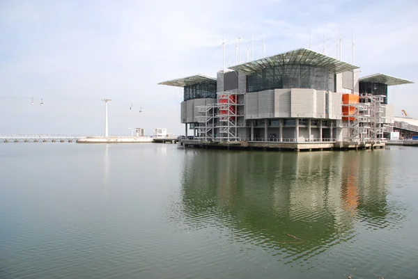 Modern Oceanarium building in Lisbon, Portugal — Stock Photo, Image