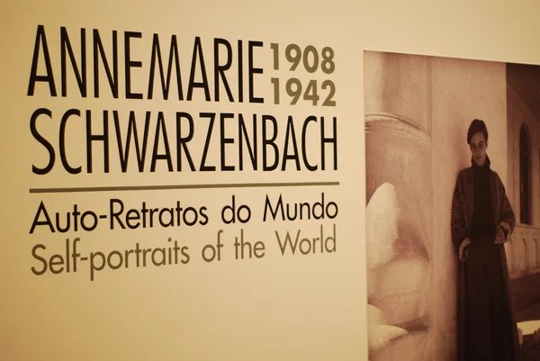 stock image Annemarie Schwarzenbach exhibition at CCB, Portugal