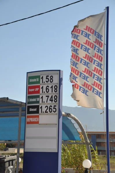 Jet oil benzinkút — Stock Fotó