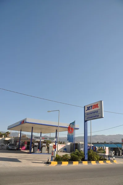 Jet Oil posto de gasolina — Fotografia de Stock