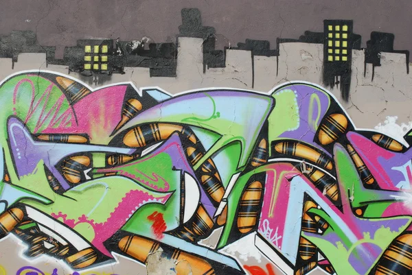 Graffiti vägg — Stockfoto