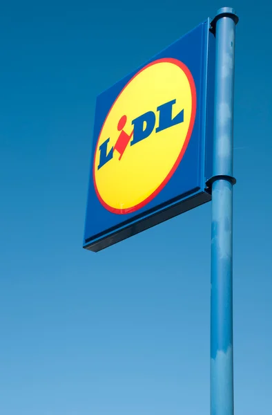 Lidl-Schild — Stockfoto