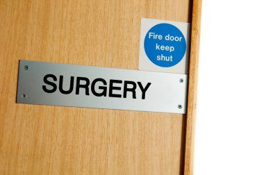 Surgery sign clipart