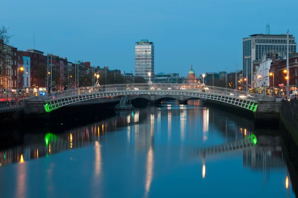 Dublino di notte — Foto Stock