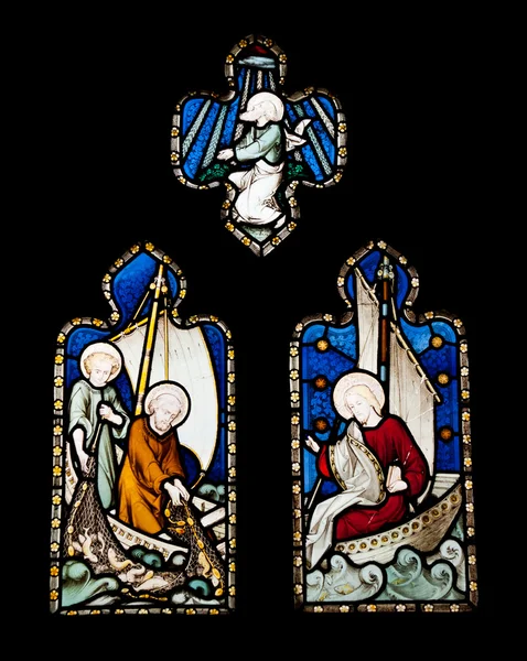 stock image Religious stained glass window