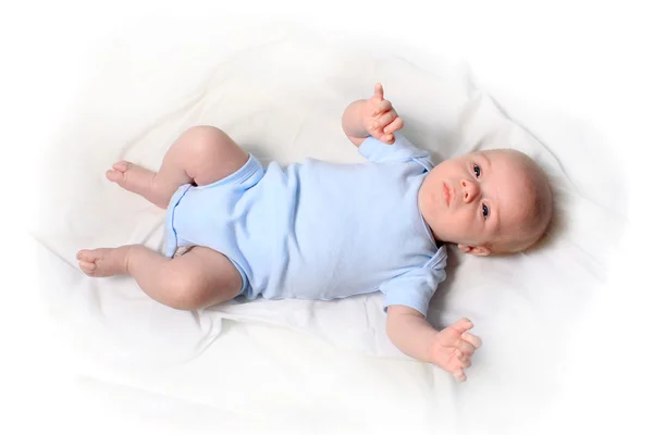 Маленький новонароджений хлопчик — стокове фото