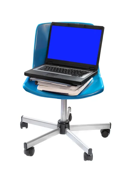 Számítógép iskolai szék — Stock Fotó