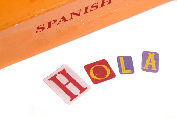 Spanish dictionary — Stock Photo, Image