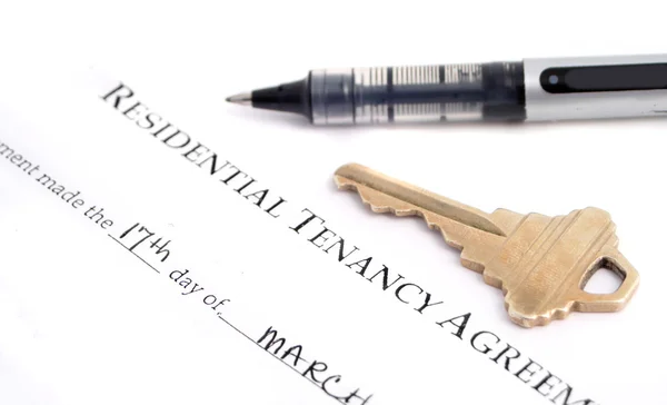Residential tenancy agreement — Stock Photo, Image