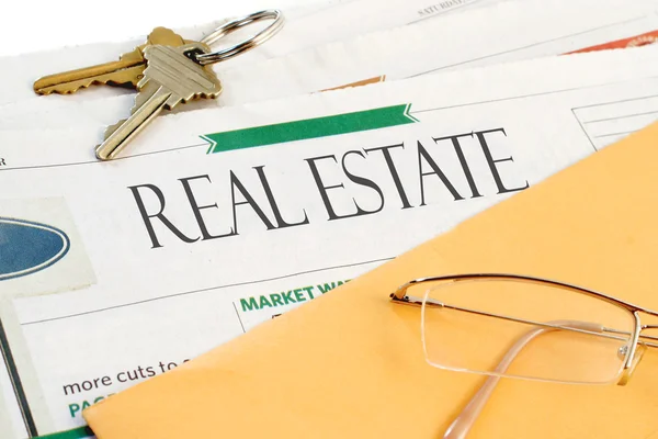 Real estate news — Stock Photo, Image