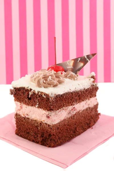 Gâteau au chocolat cerise — Photo