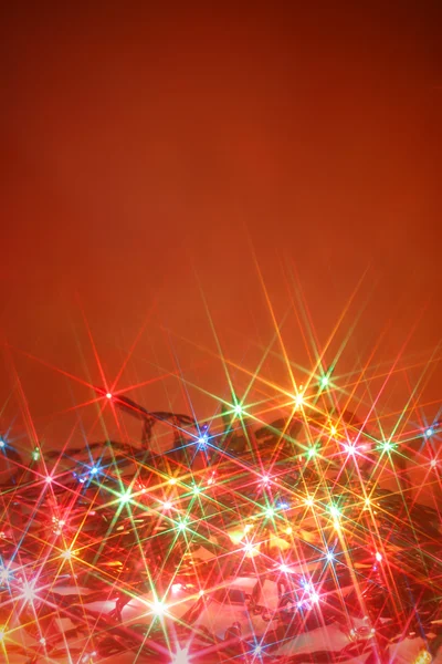 きらめくライトの背景 — ストック写真