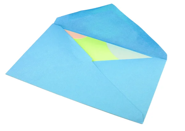 Cartão e envelope — Fotografia de Stock