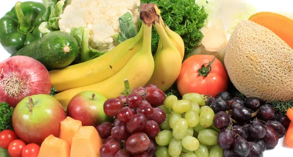 Gezonde groenten en fruit — Stockfoto
