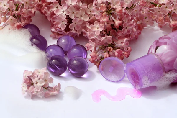 Lilac bath — Stock Photo, Image