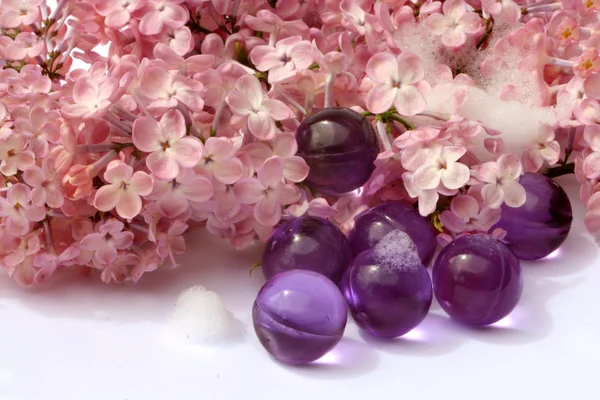 Banho lilás — Fotografia de Stock