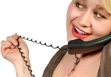 Phone talk clipart