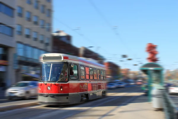 토론토 streetcar 교통 — 스톡 사진