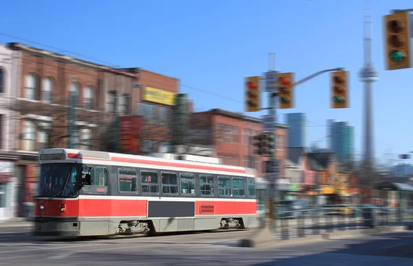 Toronto streetcar transporte — Fotografia de Stock