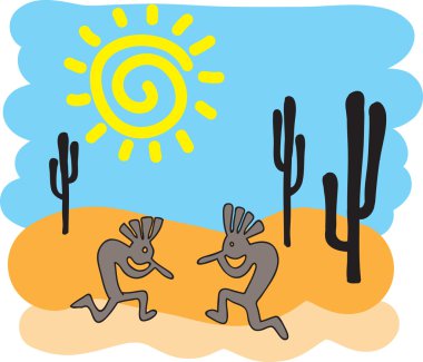 Kokopelli clipart