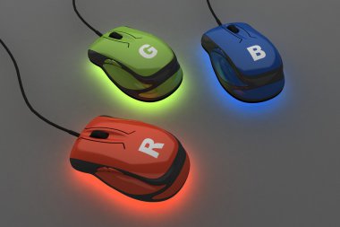 Control of RGB colour the mouse