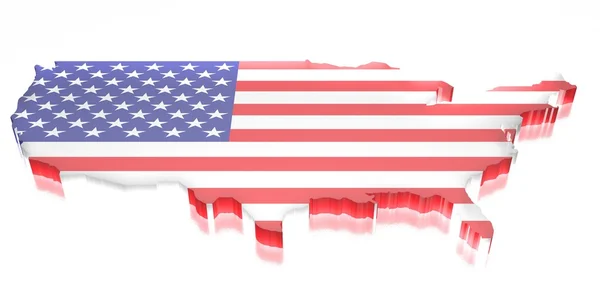 Mapa de los Estados Unidos —  Fotos de Stock
