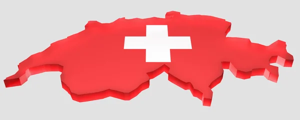 stock image Map the Swiss