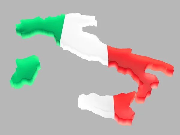 Harita İtalyan — Stok fotoğraf