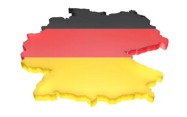 Mappa della Germania — Foto Stock