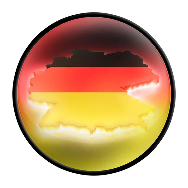 Kartografieren Sie Deutschland — Stockfoto