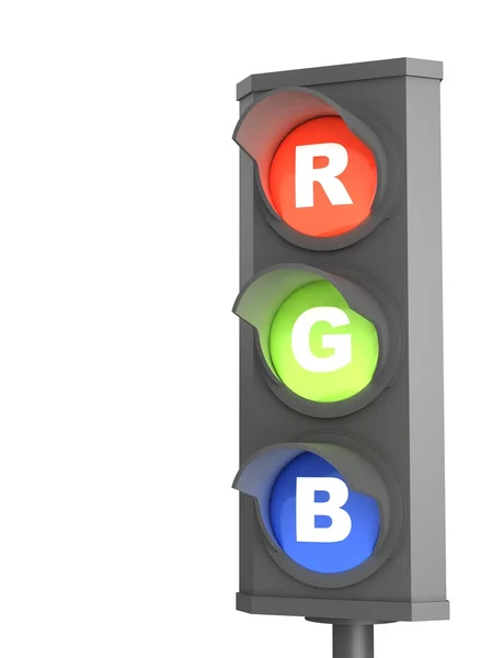 Semaforo RGB — Foto Stock