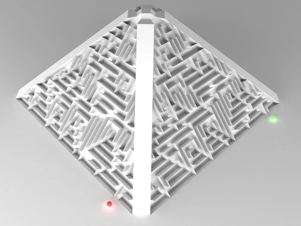 Labyrint piramidale — Stockfoto