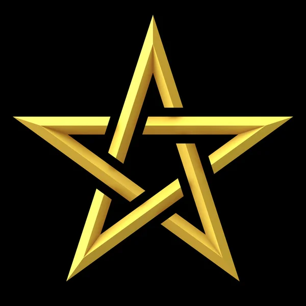Znak Pentagramu — Zdjęcie stockowe