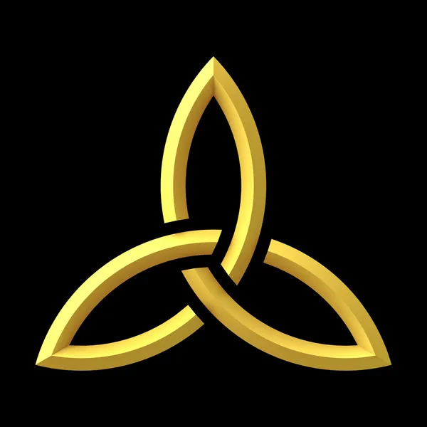 Triquetra - znak — Zdjęcie stockowe