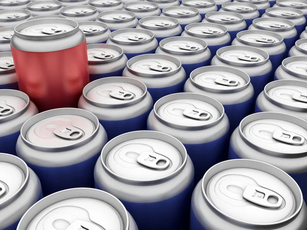 Bebida em lata — Fotografia de Stock