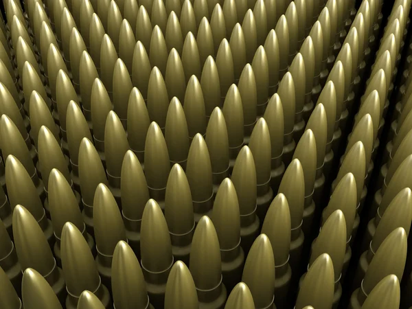 It is a lot of bullets — Stock Photo, Image