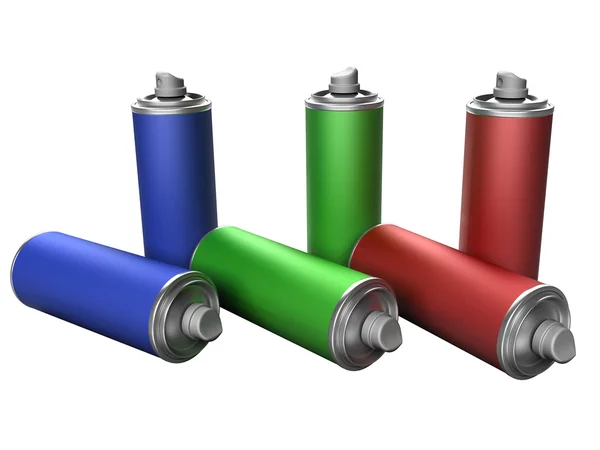 Spray can (RGB color) — Stock Photo, Image