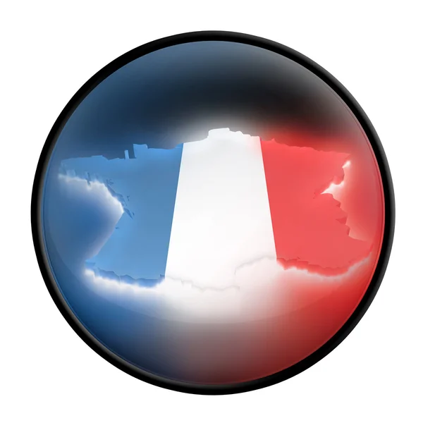 Karte Frankreich — Stockfoto