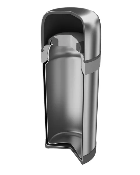 Thermos - vacuum flask (assembly drawing) — Stock Photo, Image