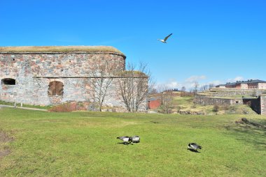 Helsinki. Fortress Suomenlinna clipart