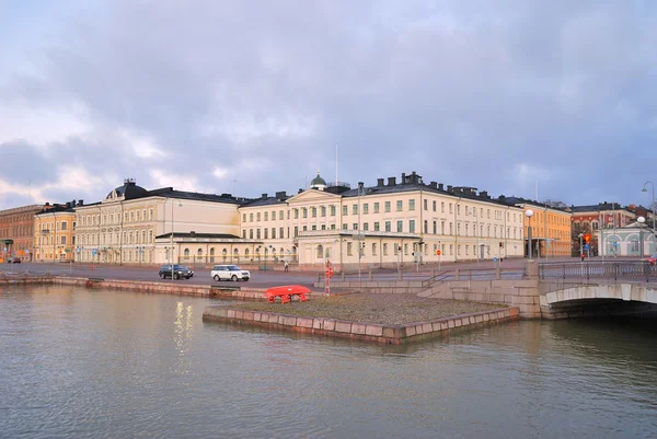 Helsingfors. Norra Esplanaden vallen — Stockfoto