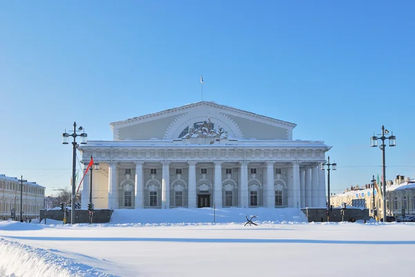 Αγία Πετρούπολη. κτίριο του πρώην χρηματιστηρίου — Φωτογραφία Αρχείου