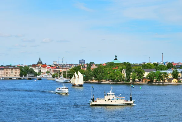 Stockholm an einem sonnigen Sommertag — Stockfoto