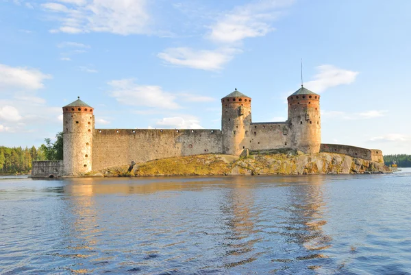 Савонлинна, Финляндия. Крепость Олавинлинна — стоковое фото